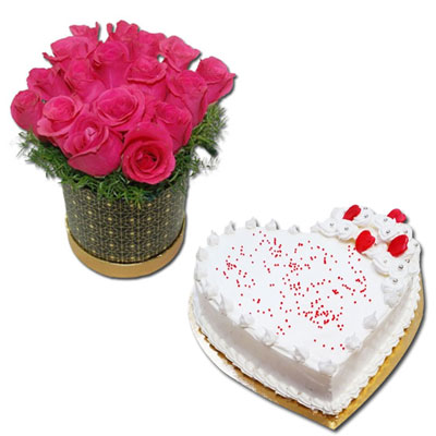"Cake and Flowers - code CF08 - Click here to View more details about this Product